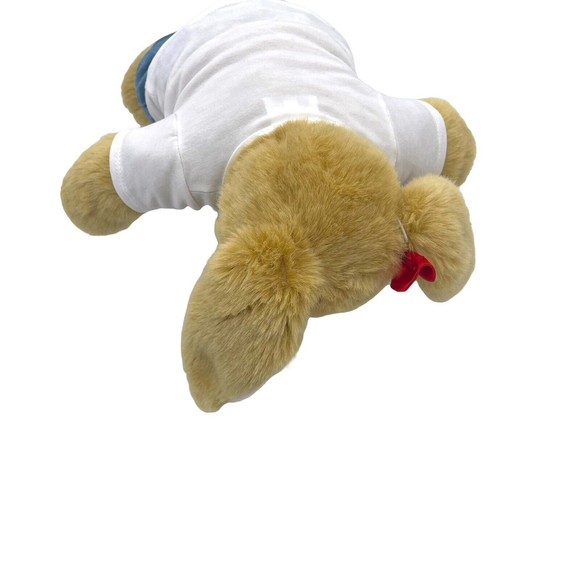Build a Bear Pawlette Bunny Rabbit 16" Plush Stuffed Animal Easter Pride Shirt - Picture 4 of 9